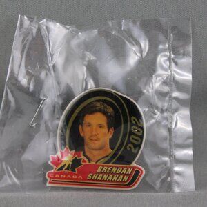 Team Canada Hockey Pin - 2002 Olympic Pin Brendan Shanahan - Celluloid Pin